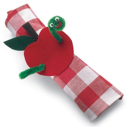 Back-to-School Napkin Rings - Main